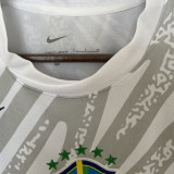 2024/25 Brazil Goalkeeper White Fans Jersey