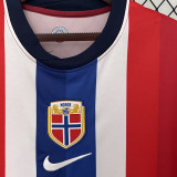 ØDEGAARD #10 Norway Hoem Red Fans Soccer Jersey 2024/25 ★★
