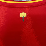 2024/25 Spain 1:1 Quality Home Red Fans Soccer Jersey