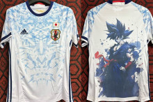 2016/17 Japan Dragon Ball Away White Retro Soccer Jersey