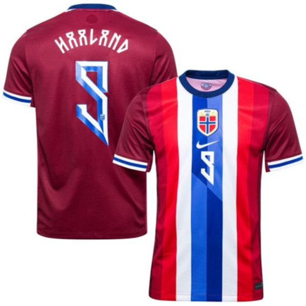 HAALAND #9 Norway Hoem Red Fans Soccer Jersey 2024/25 ★★