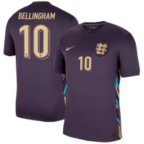 BELLINGHAM #10 England 1:1 Quality Away Fans Jersey 2024/25 ★★