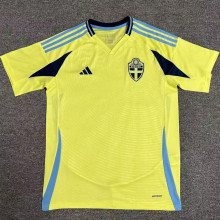 2024/25 Sweden Home Fans Soccer Jersey