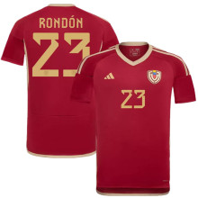 Rondón #23 Venezuela Home Red Fans Soccer Jersey 2024/25 ★★