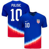 PULISIC #10 U.S 1:1 Quality Away Fans Soccer Jersey 2024/25 ★★