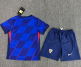2024/25 Croatia Away Kids Soccer Jersey