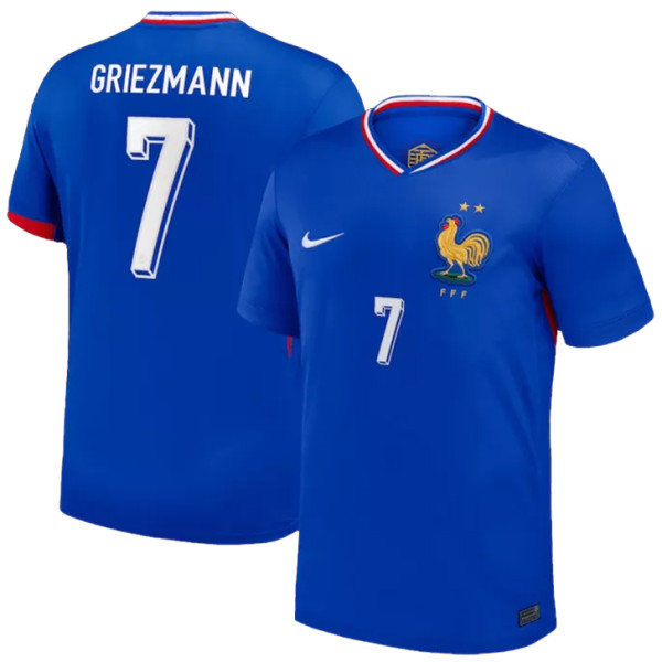 GRIEZMANN #7 France 1:1 Quality Home Blue Fans Jersey 2024/25 ★★