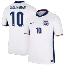 BELLINGHAM #10 England 1:1 Quality Home Fans Jersey 2024/25 ★★