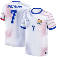 GRIEZMANN #7 France 1:1 Quality Away White Fans Jersey 2024/25 ★★