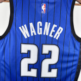 2024/25 Magic WAGNER #22 Sapphire Blue NBA Jerseys Hot Pressed