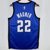 2024/25 Magic WAGNER #22 Sapphire Blue NBA Jerseys Hot Pressed