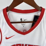 2024/25 Rockets GREEN #4 White NBA Jerseys Hot Pressed