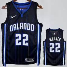 2024/25 Magic WAGNER #22 Black NBA Jerseys Hot Pressed