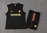 2024/25 Roma Black Vest Training Jersey(A Set)