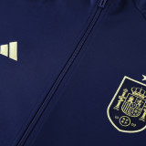 2024/25 Spain Sapphire Blue Jacket Tracksuit