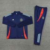 2024/25 Spain Sapphire Blue Jacket Tracksuit