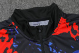 2024/25 Napoli  Red Black Kids Sweater Tracksuit