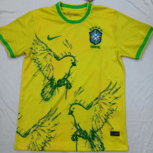 2022/23 Brazil Special Edition Yellow Fans Soccer Jersey