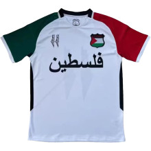 2024 Palestine White Fans Soccer Jersey 阿拉伯文