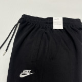 2024/25 Nk~ Black Pure Cotton Sports Trousers Zipper style