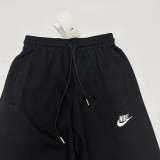 2024/25 Nk~ Black Pure Cotton Sports Trousers Zipper style