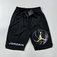2024/25 Jordon  Black NBA Shorts Pants 紫色字