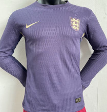 2024/25 England Away Player Version Long Sleeve  Jersey