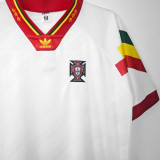 1992/94 Portugal Away White Retro Soccer Jersey