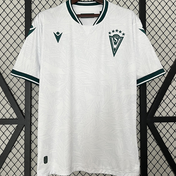 2024/25 Santiago Wanderers Away White Fans Soccer Jersey 圣地亚哥流浪者