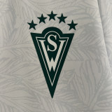 2024/25 Santiago Wanderers Away White Fans Soccer Jersey 圣地亚哥流浪者
