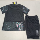 2024/25 South Korea Away Black Kids Soccer Jersey