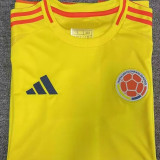 2024/25 Colombia Home Yellow Women Soccer Jersey 女