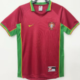 1998 Portugal Home Retro Soccer Jersey