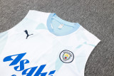 2024/25 Man City  Sky Blue Vest Training Jersey(A Set)