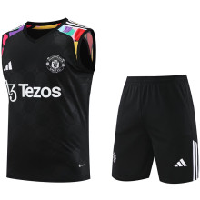 2024/25 M Utd Black Vest Training Jersey(A Set)