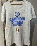 2023/24 In Milan CAMPEONES 20 Grey Cotton Shirt 灰色
