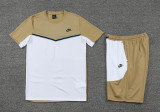 2022 Nk White Khaki Short Training Jersey(A Set)