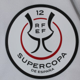 2023/24 RM Home Supercopa de España Final Player Version Jersey 球员版 胸前小字+西班牙超级杯12右章