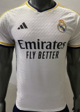 2023/24 RM Home Supercopa de España Final Player Version Jersey 球员版 胸前小字+西班牙超级杯12右章