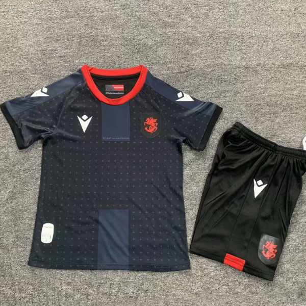 2024/25 Georgia Third Black Kids Soccer Jersey