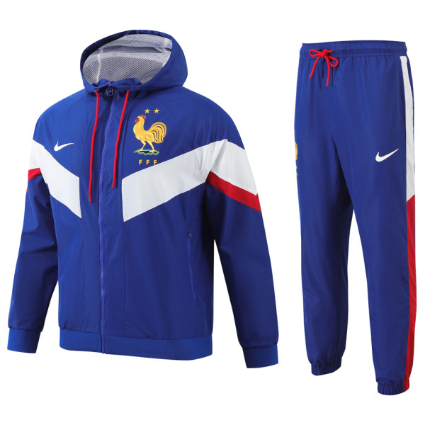 2024/25 France Blue Windbreaker（ A Set）