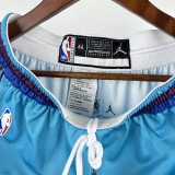 2024/25 Hornets Blue Retro Training Shorts NBA Pants