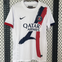 2024/25 PSG Away White Fans Soccer Jersey