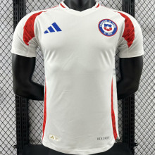 2024/25 Chile Away White Player Version Soccer Jersey