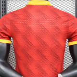 2024 Roma ASR Originals Red Player Version Soccer Jersey 有胸前新新广