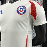 2024/25 Chile Away White Player Version Soccer Jersey
