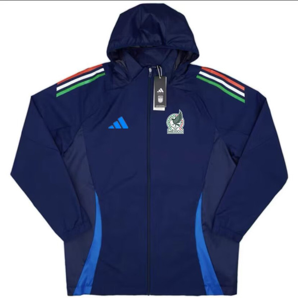 2024/25 Mexico Sapphire Blue Windbreaker