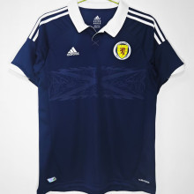 2012/14 Scotland Home Blue Retro Soccer Jersey