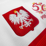 2012 Poland Home White Retro Soccer Jersey