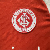 2024/25 Internacional Home Red Player Version Soccer Jersey